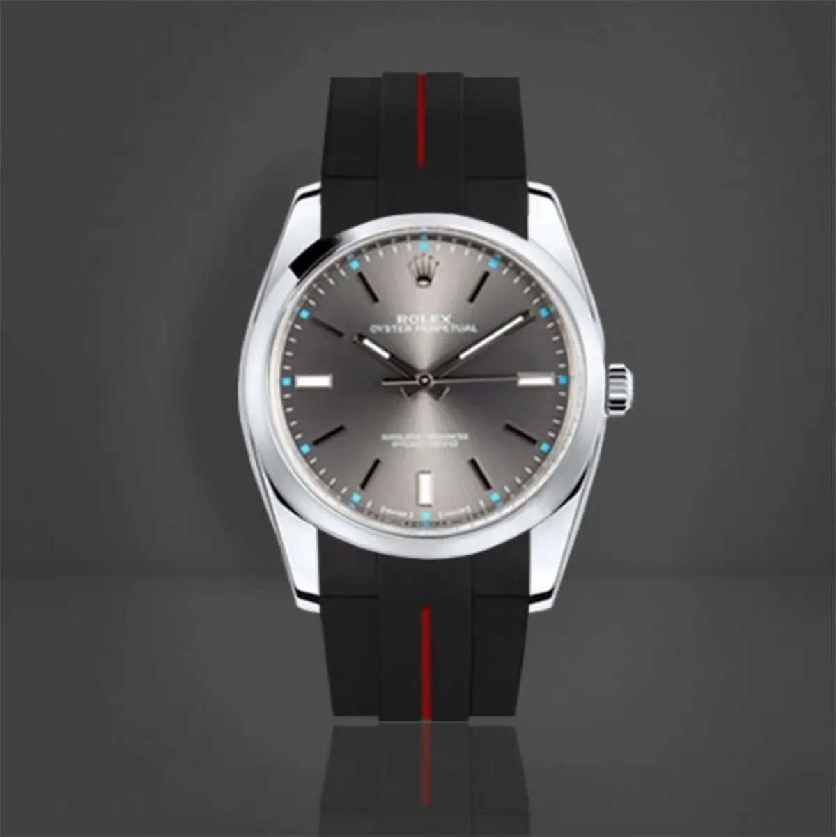 Rubber B strap for Oyster Perpetual 39mm - Tang Buckle Series