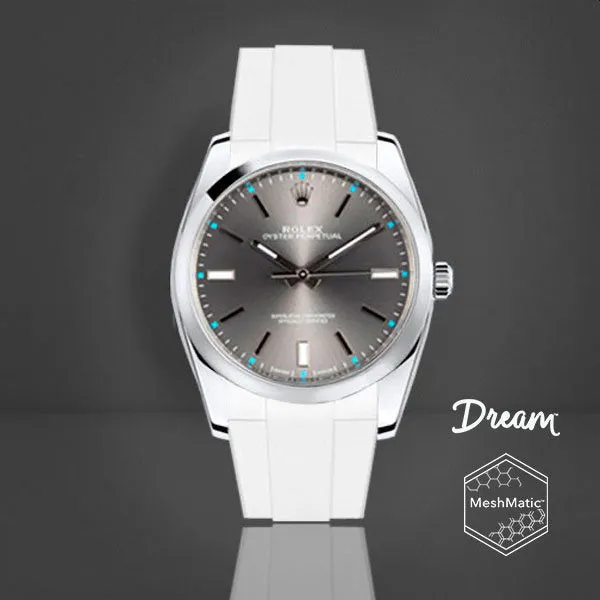 Rubber B strap for Oyster Perpetual 39mm - The Dream Strap