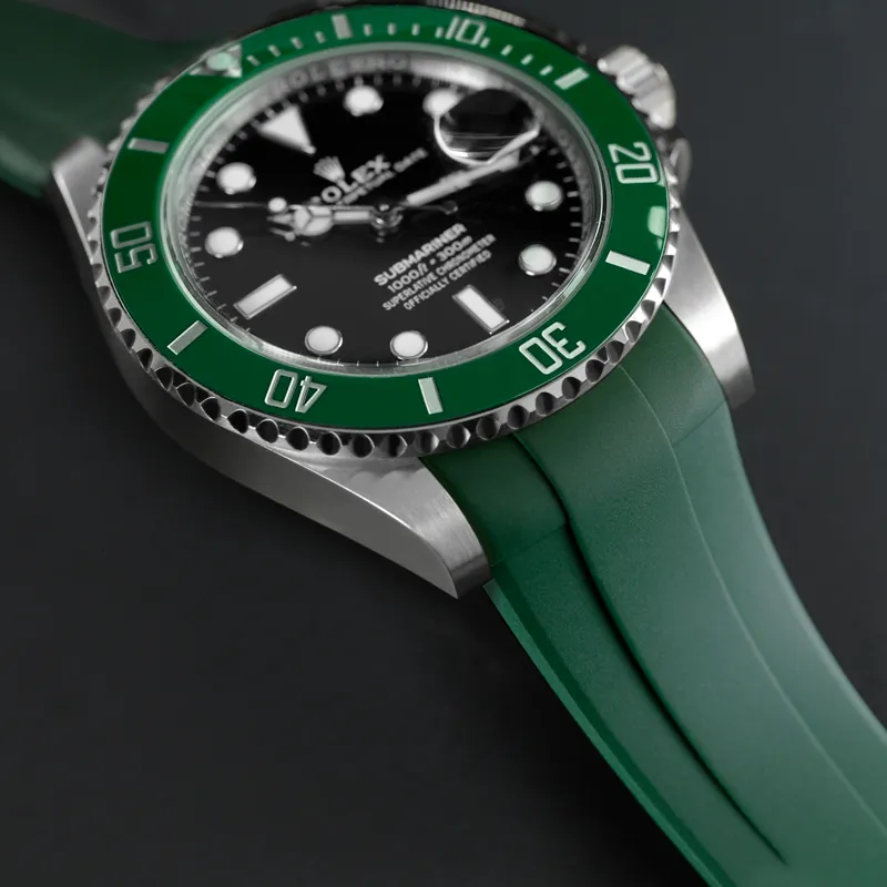 Rubber B strap for Rolex Submariner 41mm Ceramic - Tang Buckle Series