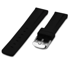 Rubber watch band - Black Luxury watch bands Limited edition watch bands