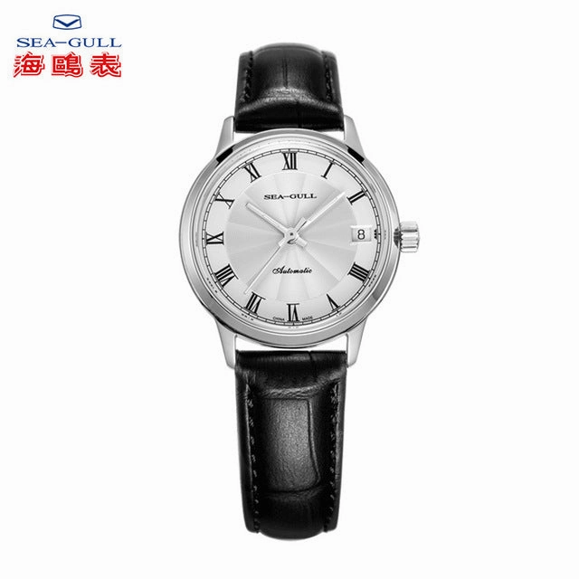 seagull Couple watch automatic mechanical watches vintage watch Water-proof Business watch Thin and light Simple watch D819.637