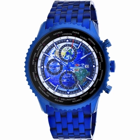 Seapro Men's Watch - Meridian Blue Dial Plated Stainless Steel Bracelet | SP7323 Luxury Quartz Watch Quartz Watch Sale