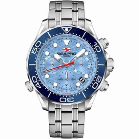Seapro Men's Watch - Mondial Timer Blue Dial Stainless Steel Bracelet | SP0156 