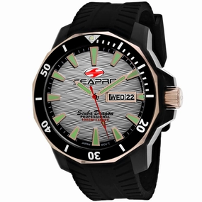 Seapro Men's Watch - Scuba Dragon Diver Quartz Silver Dial Rubber Strap | SP8321 Luxury Quartz Watch Quartz Watch Sale