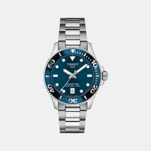 Seastar Men's Blue Dial Analog Stainless Steel Watch T1202101104100 budget    watches    watches classic