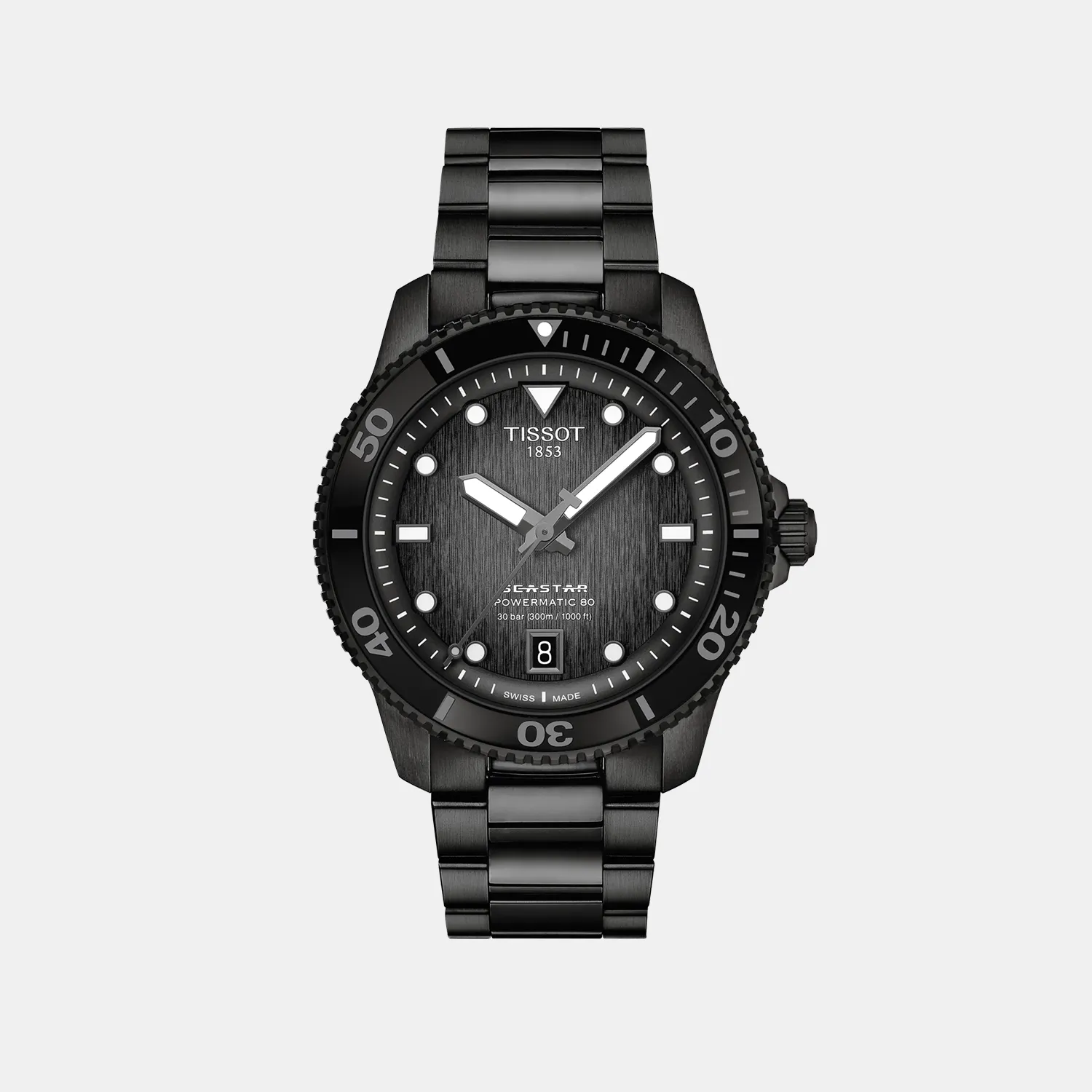 Seastar Powermatic 80 Men Automatic Analog Grey Dial Stainless Steel Watch T1208073305100 budget    watches    watches classic