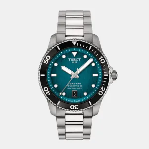 Seastar Unisex Grey Analog Stainless Steel Watch T1208071109100 budget    watches    watches classic