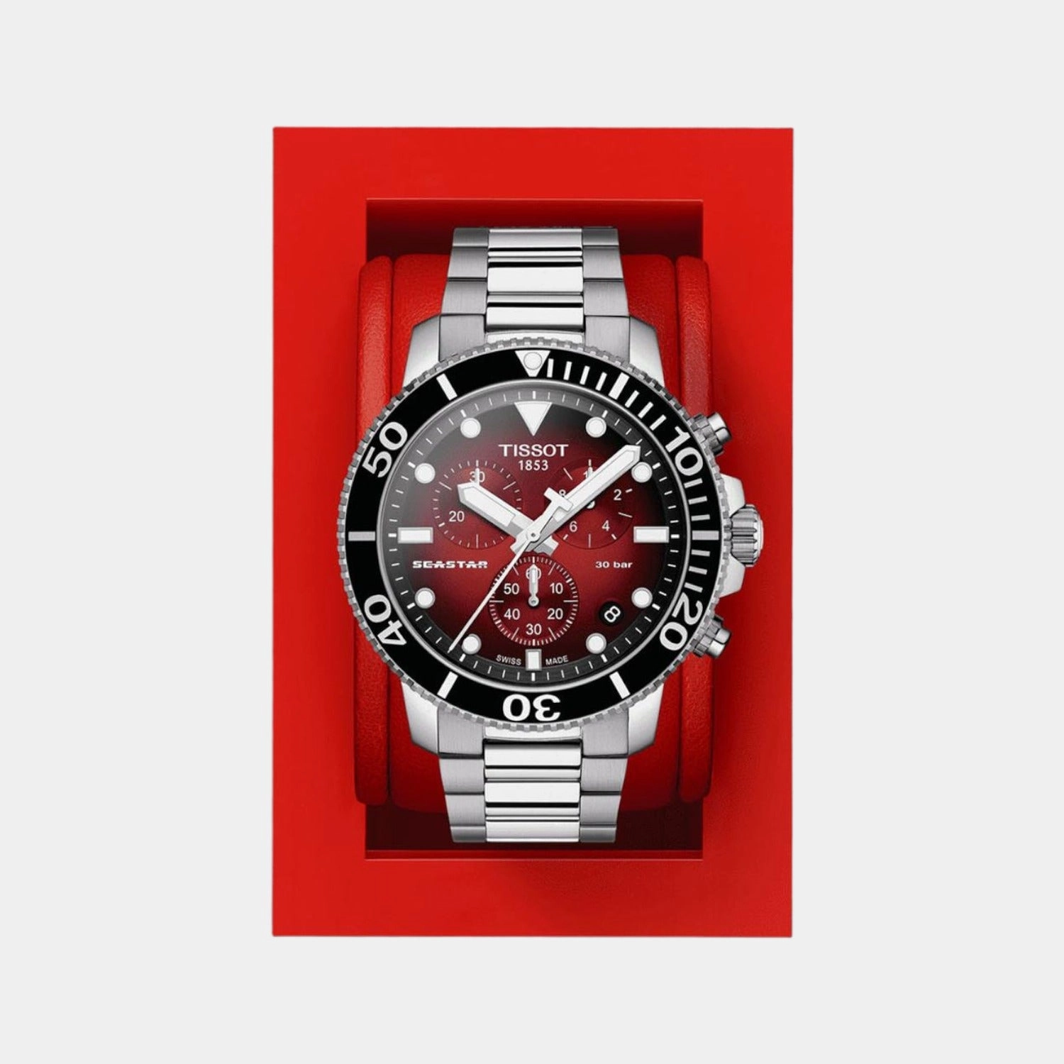 Seastar Men Chronograph Stainless Steel Watch T1204171142100