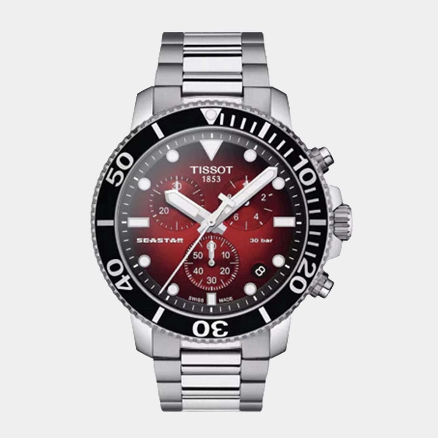 Seastar Men Chronograph Stainless Steel Watch T1204171142100 budget    watches    watches classic