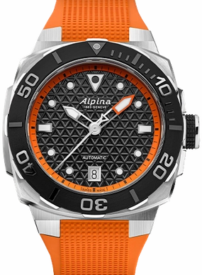 Seastrong Diver Extreme Automatic Black Orange Ref. AL-525BO3VE6,automatic watch,automatic watches for men,automatic watches for women,luxury automatic watch,minimalist automatic watch,dress automatic watch,vintage automatic watch,automatic watch sale