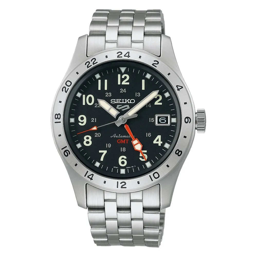 Seiko 5 Sports Field 'Deploy' Mechanical GMT Mens Watch SSK023K1 cheap digital watch best digital watch for men