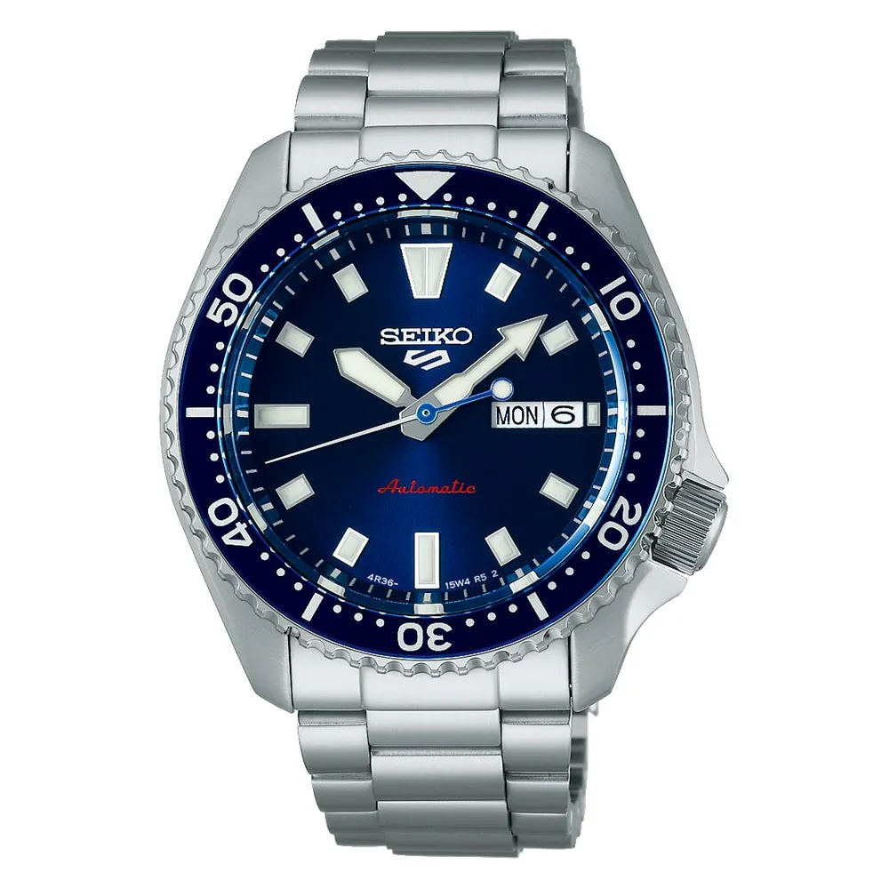 Seiko 5 Sports SKX Redux in Koniro Blue Automatic Watch SRPL83K1 cheap digital watch best digital watch for men