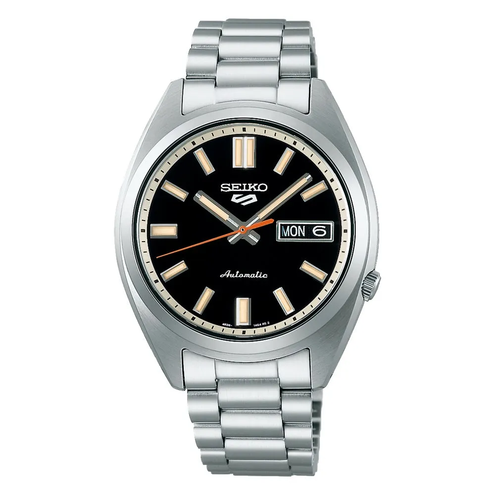 Seiko 5 Sports SXNS 'Deep Black Wash' Stainless Steel Mens Watch SRPK89K1 cheap digital watch best digital watch for men