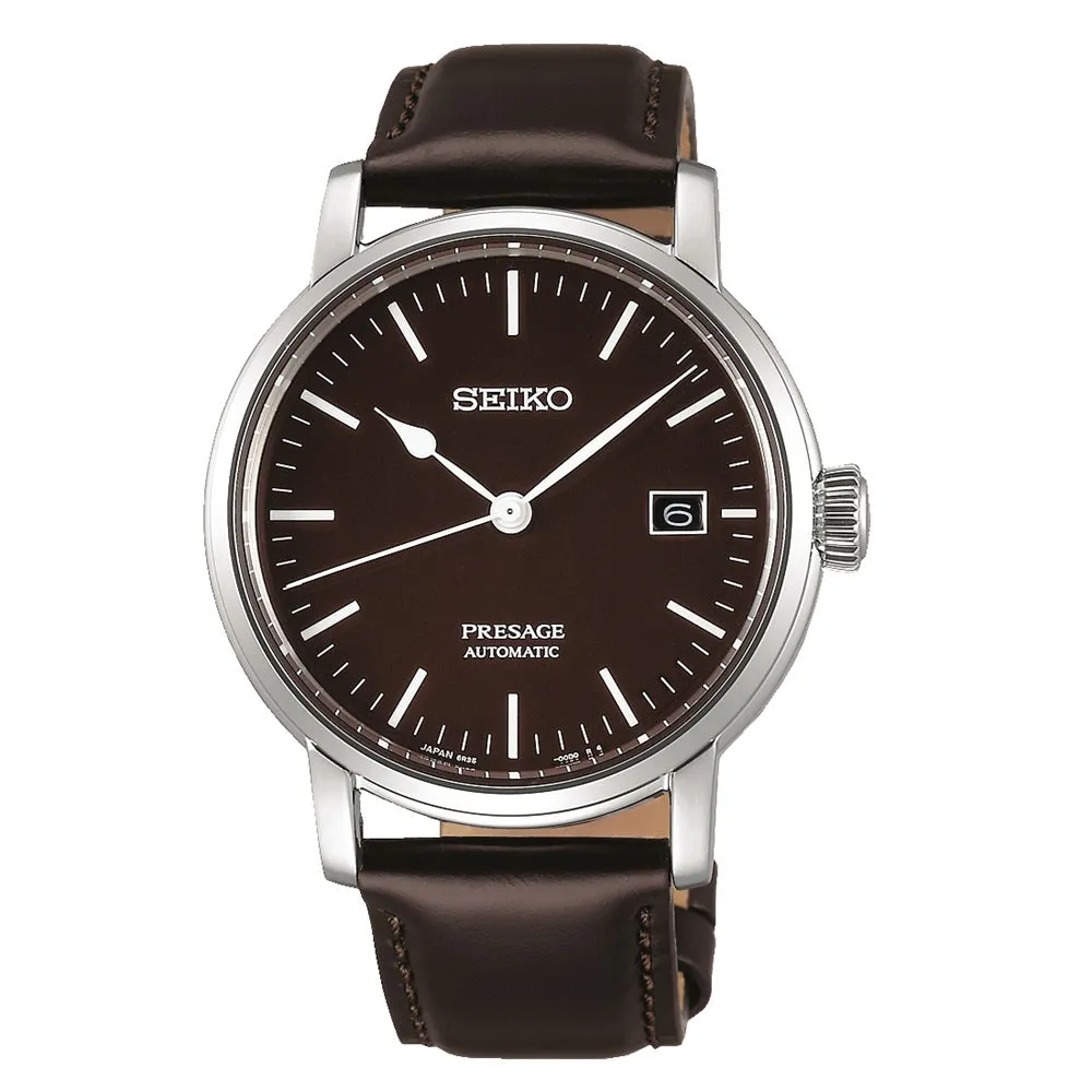 Seiko Presage Craftmanship Series Automatic Mens Watch SPB115J1 - Brown Enamel Dial cheap digital watch best digital watch for men
