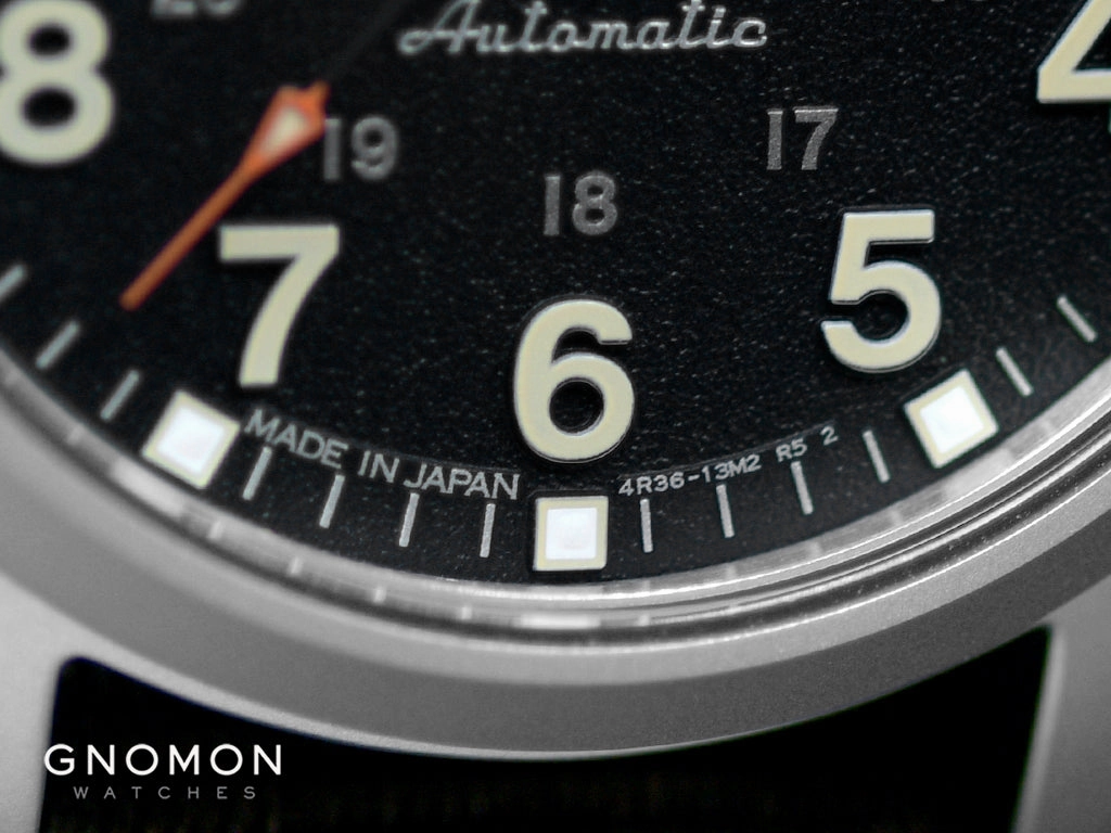 Seiko 5 Sports ??Field Sports Style?? Automatic 36 Black - Military Nylon Strap Ref. SBSA201