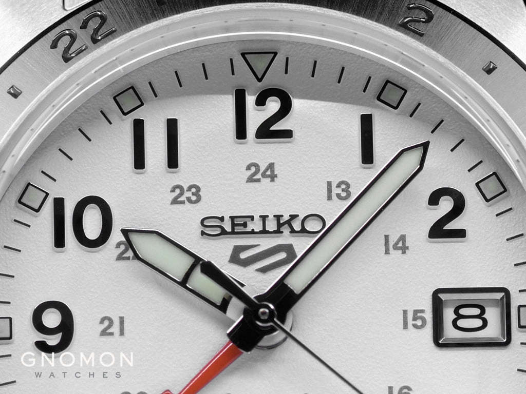 Seiko 5 Sports ??Field Sports Style?? GMT White Ref. SBSC009