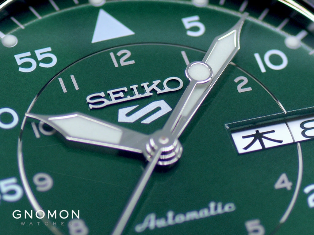 Seiko 5 Sports ??Field Suits Style?? Automatic 36  Green Ref. SBSA203