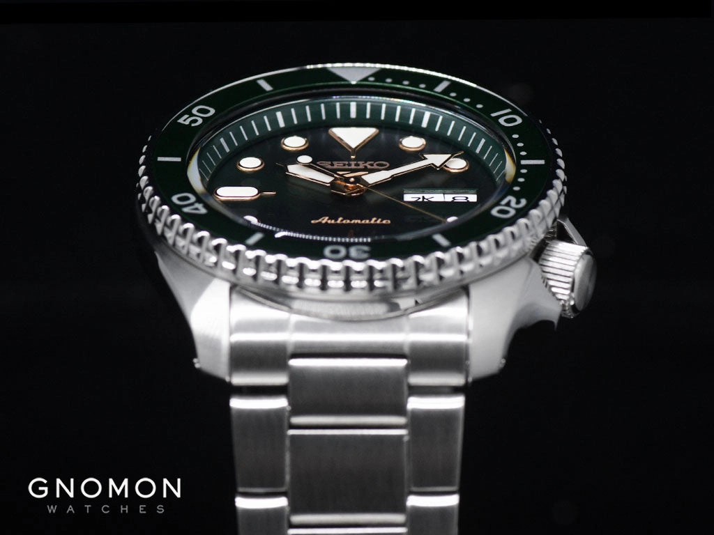 Seiko 5 Sports ??Sports Style?? Green Gilt Ref. SBSA013