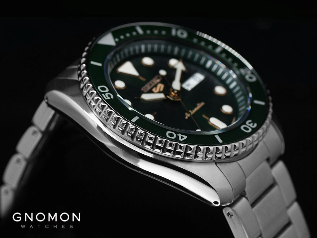 Seiko 5 Sports ??Sports Style?? Green Gilt Ref. SBSA013