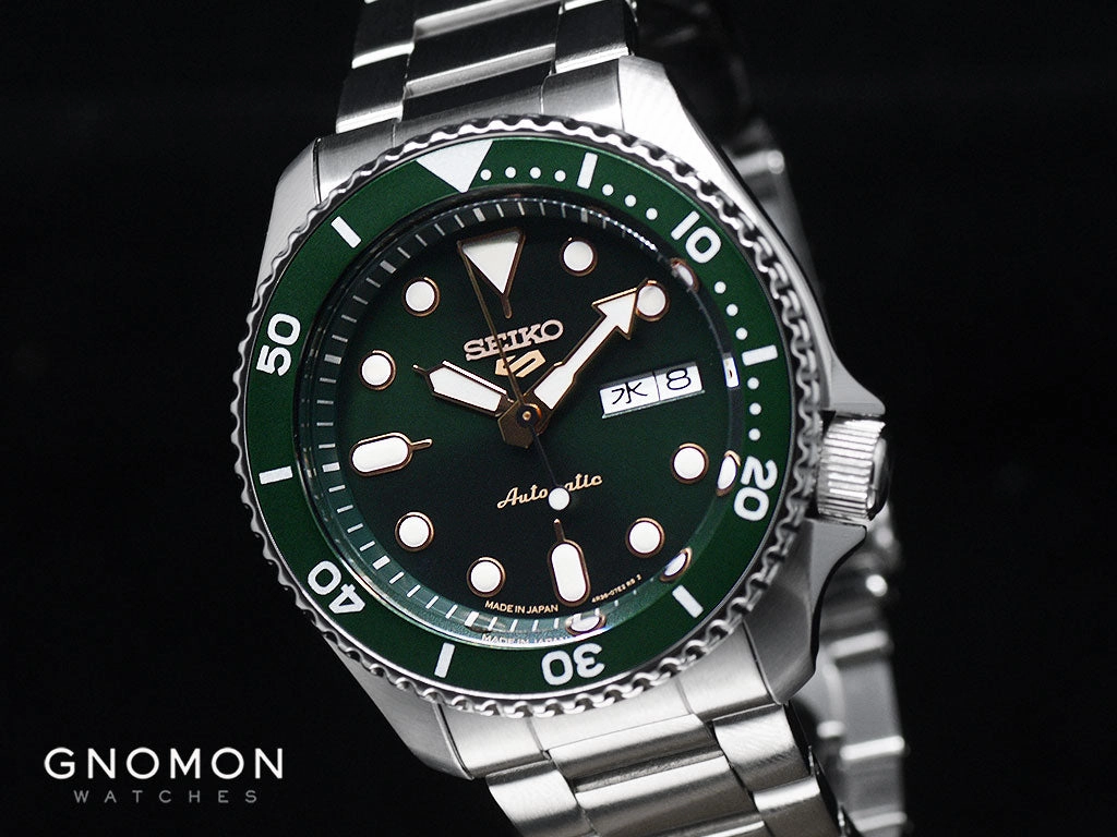 Seiko 5 Sports ??Sports Style?? Green Gilt Ref. SBSA013