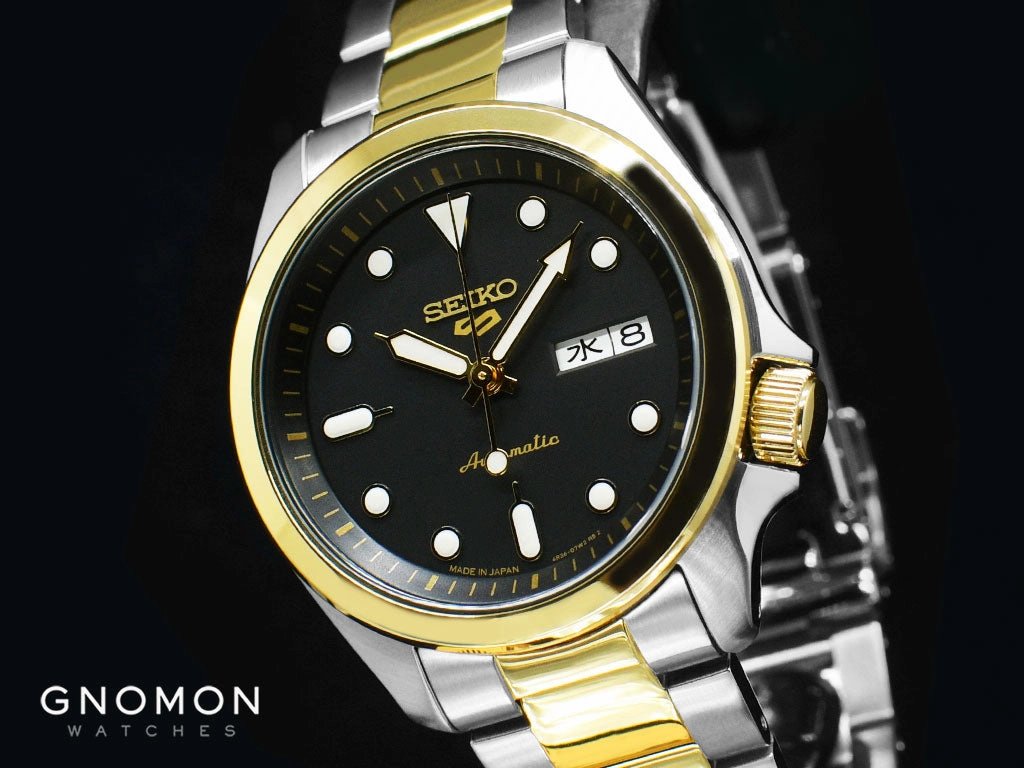 Seiko 5 Sports ??Sports Style?? Yellow Gold 40 Ref. SBSA050