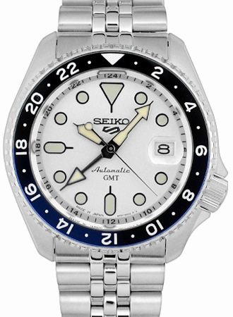 Seiko 5 Sports GMT Series White Ref. SBSC017 