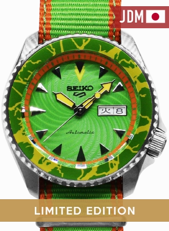 Seiko 5 Sports Street Fighter Series Blanka "Call Of The Wild" - Ltd Ed 9999pcs - Ref. SBSA083 