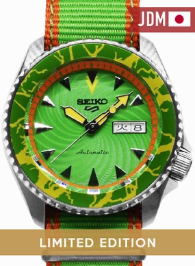 Seiko 5 Sports Street Fighter Series Blanka "Call Of The Wild" - Ltd Ed 9999pcs - Ref. SBSA083 