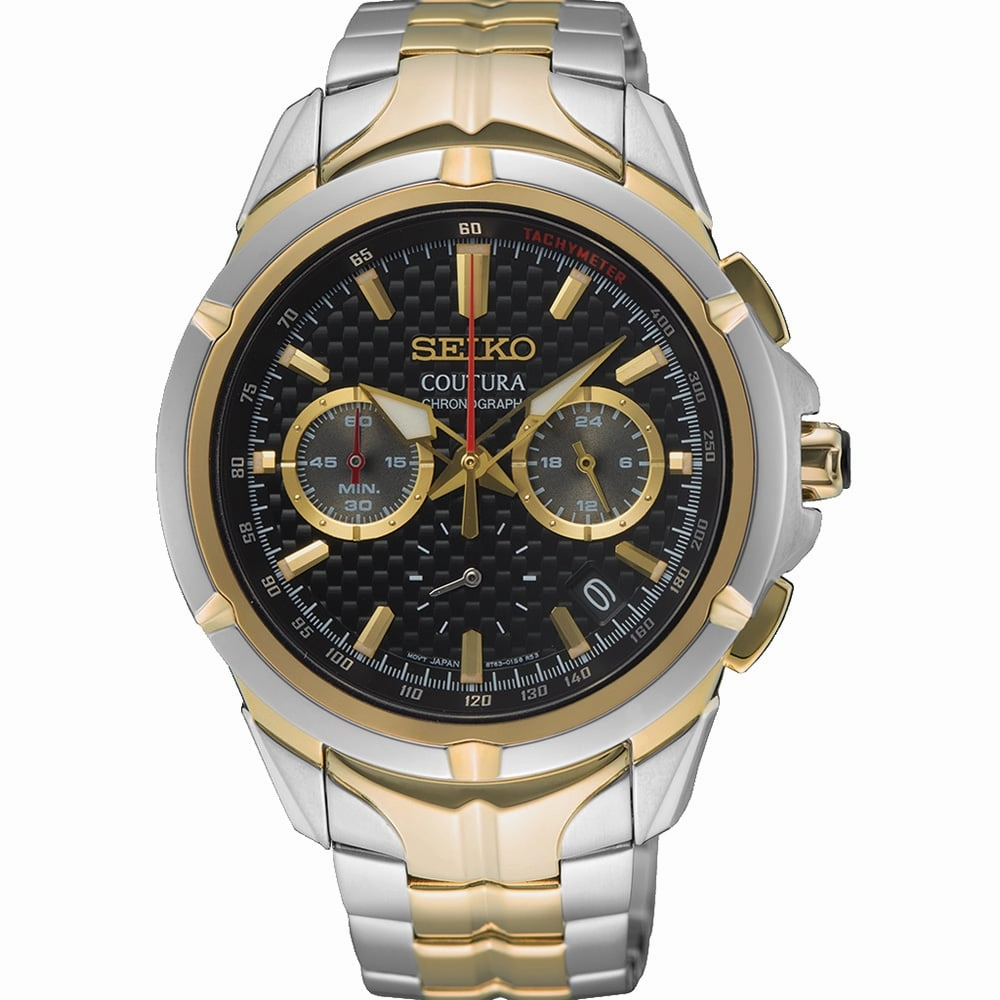 Seiko Coutura SSB434P-9 Chronograph stainless steel watch clasp High quality stainless steel watch