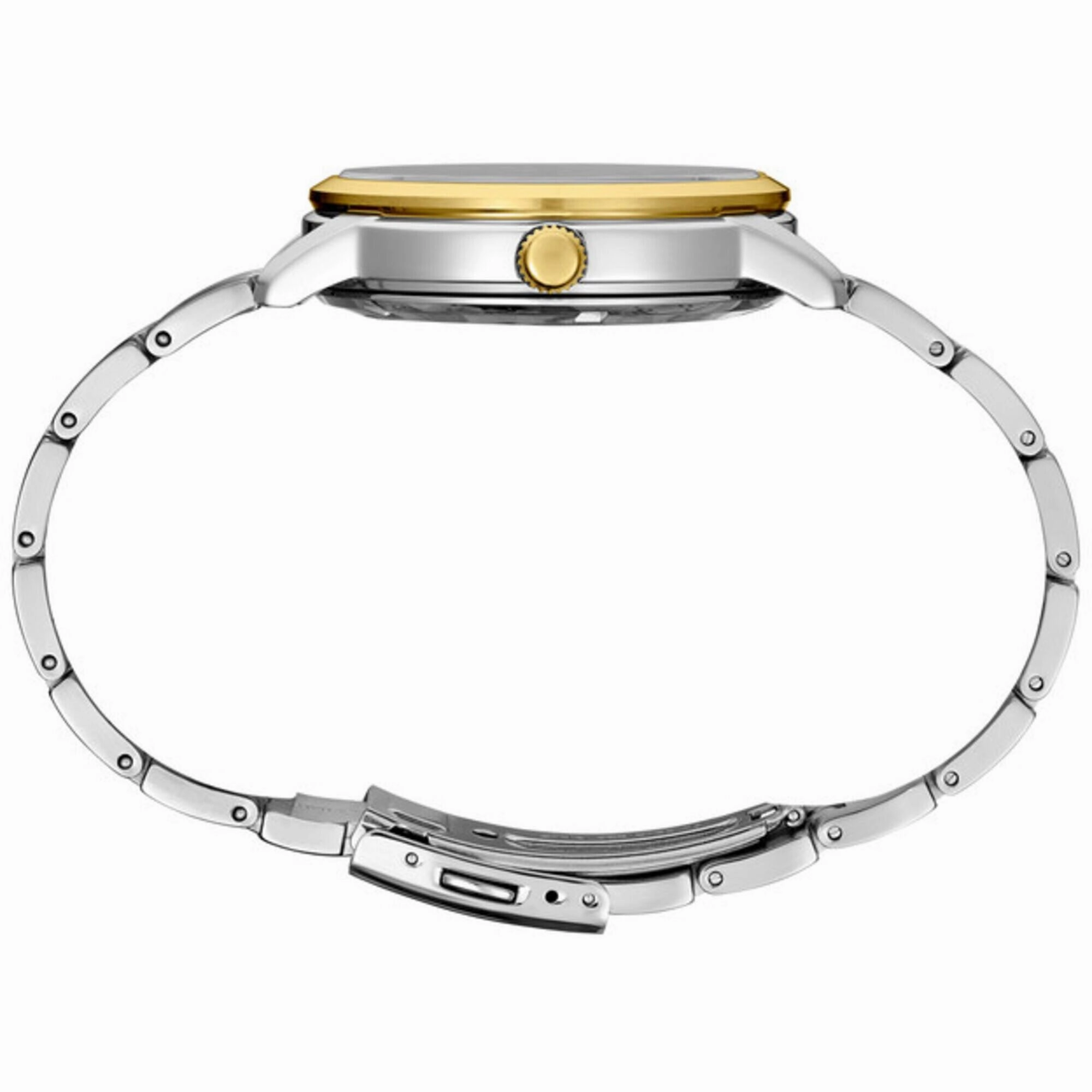 Seiko Men's Automatic Watch - Essentials Silver Tone Dial Two Tone Bracelet | SRPH92