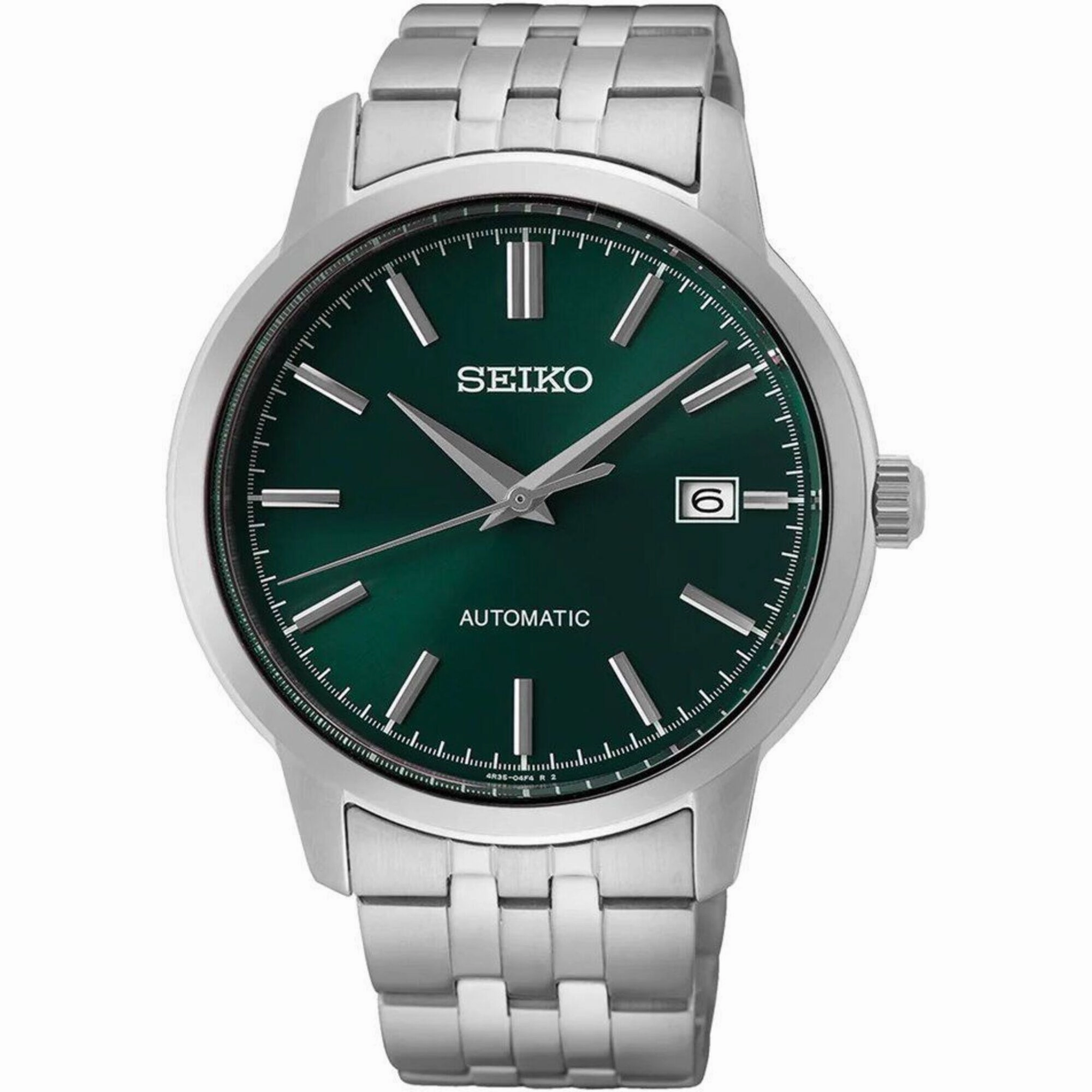 Seiko Men's Watch - Automatic Green Dial Stainless Steel Bracelet Date | SRPH89K1 men's watches best men's watches under $500 affordable men's watches men watches classic