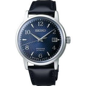 Seiko Presage SRPE43J Manhattan Cocktail Time Watch Affordable Leather Watch Leather Watch Discount
