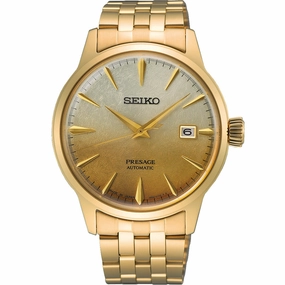Seiko Presage SRPK46J Cocktail Time 'Beer Julep' stainless steel watch clasp High quality stainless steel watch