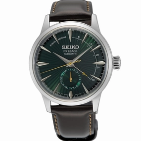 Seiko Presage SSA459J Cocktail Time 'Midnight Mockingbird' Affordable Leather Watch Leather Watch Discount