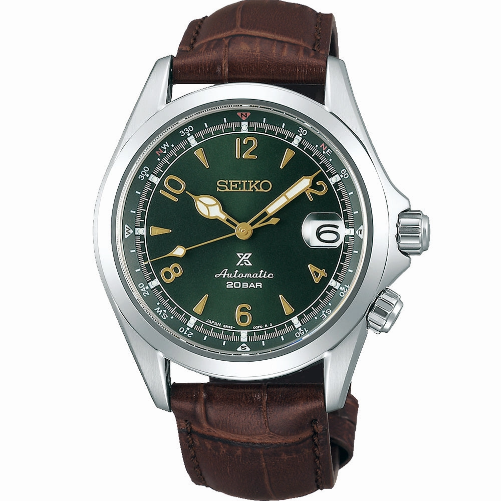 Seiko Prospex Alpinist SPB121J Automatic Affordable Leather Watch Leather Watch Discount