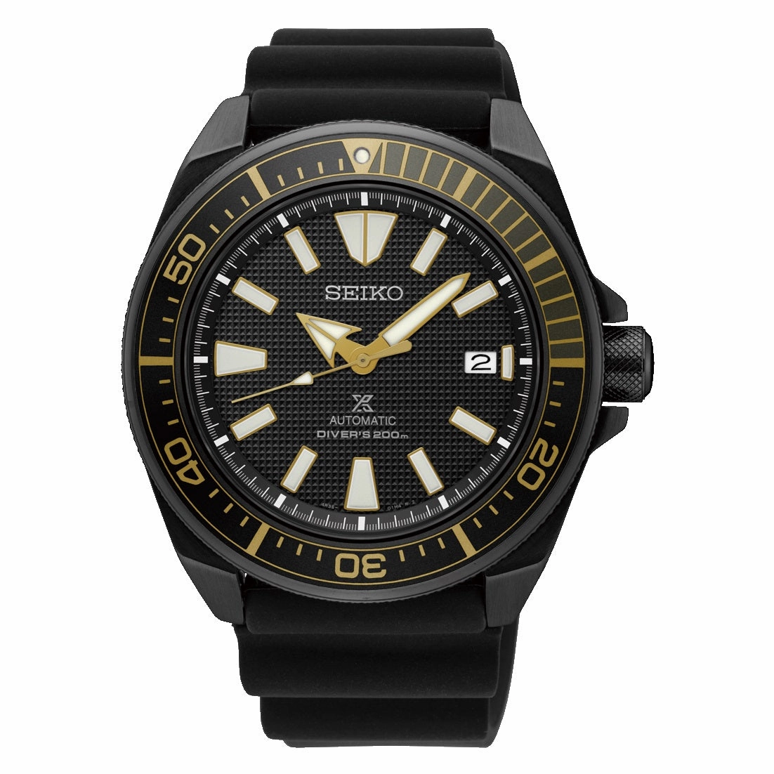 SEIKO Prospex Samurai SRPB55K1 Automatic Diver Watch for Men,silicone watch,silicone strap watch,silicone watches for men,silicone watches for women,unisex silicone watch,kids silicone watch,sports silicone watch,casual silicone watch,waterproof silicone w