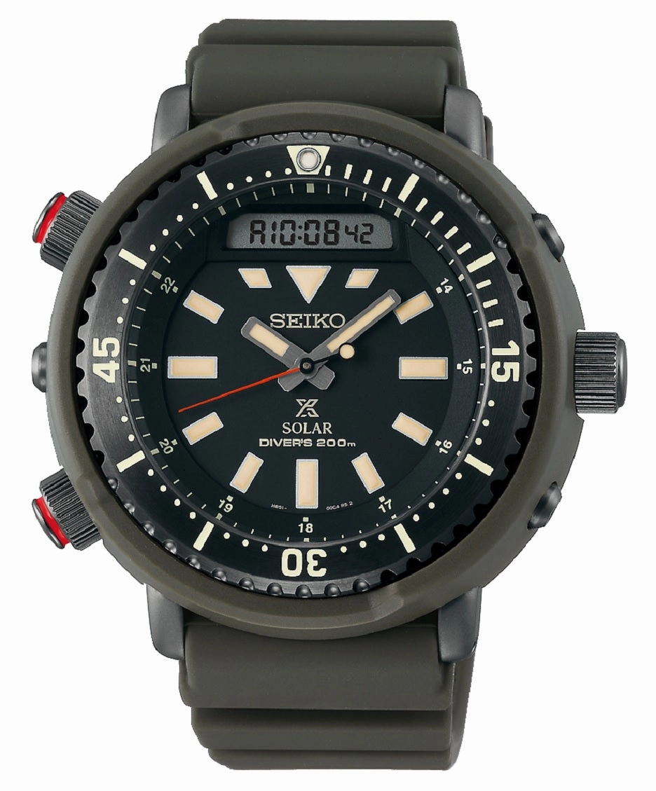 Seiko SNJ031P1 Prospex Street Series Arnie Urban Safari Solar Watch,silicone watch,silicone strap watch,silicone watches for men,silicone watches for women,unisex silicone watch,kids silicone watch,sports silicone watch,casual silicone watch,waterproof sil
