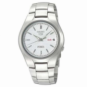 SEIKO SNK601K1 Automatic Silver Stainless Steel Watch for Men Affordable casual watches Sporty casual watches Affordable luxury casual watches