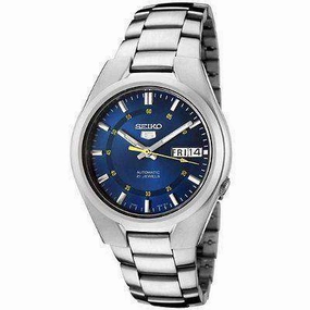 SEIKO SNK615K1 Automatic Silver Stainless Steel Watch for Men Affordable casual watches Sporty casual watches Affordable luxury casual watches