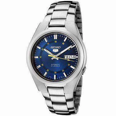 SEIKO SNK615K1 Automatic Silver Stainless Steel Watch for Men Affordable casual watches Sporty casual watches Affordable luxury casual watches