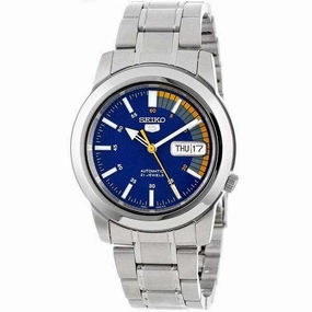 SEIKO SNKK27K1 Automatic Silver Stainless Steel Watch for Men- Affordable casual watches Sporty casual watches Affordable luxury casual watches