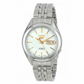 SEIKO SNKL17K1 Automatic Silver Stainless Steel Watch for Men Affordable casual watches Sporty casual watches Affordable luxury casual watches