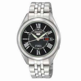 SEIKO SNKL35K1 Automatic Silver Stainless Steel Watch for Men- Affordable casual watches Sporty casual watches Affordable luxury casual watches