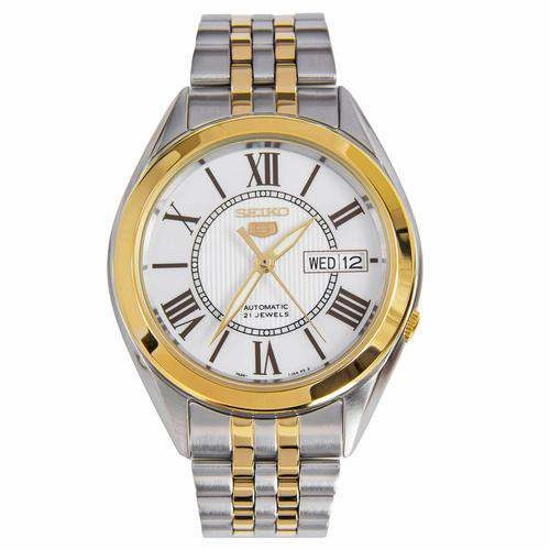 SEIKO SNKL36K1 Automatic Two-tone Stainless Steel Watch for Men Affordable casual watches Sporty casual watches Affordable luxury casual watches