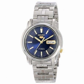 SEIKO SNKL79K1 Automatic Silver Stainless Steel Watch for Men Affordable casual watches Sporty casual watches Affordable luxury casual watches