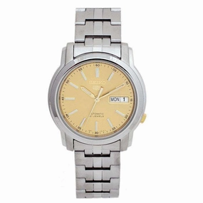 SEIKO SNKL81K1 Automatic Silver Stainless Steel Watch for Men Affordable casual watches Sporty casual watches Affordable luxury casual watches