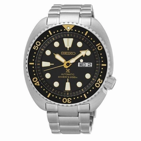 SEIKO SRP775K1 Automatic Turtle Silver Stainless Steel Watch for Men Affordable casual watches Sporty casual watches Affordable luxury casual watches