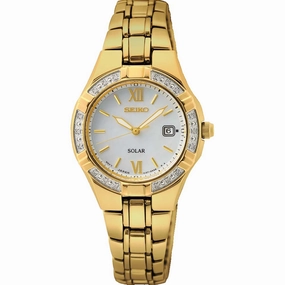 Seiko SUT428P Solar Diamond Set stainless steel watch clasp High quality stainless steel watch