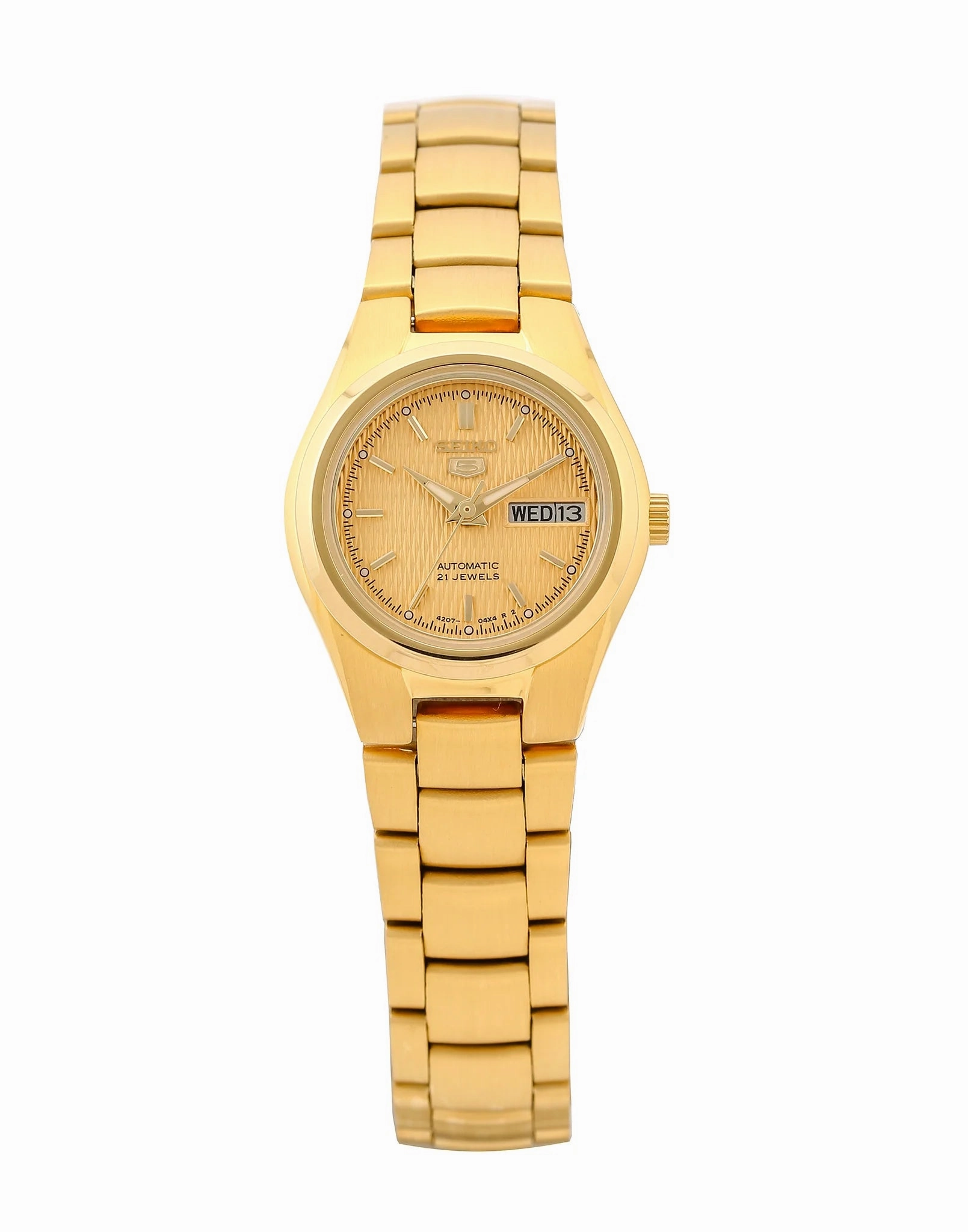 SEIKO SYMC18K1 Automatic Gold Stainless Steel Watch for Women Affordable casual watches Sporty casual watches Affordable luxury casual watches