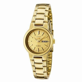 SEIKO SYME46K1 Automatic Gold Stainless Steel Watch for Women Affordable casual watches Sporty casual watches Affordable luxury casual watches